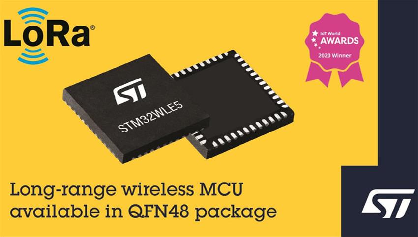 میکروکنترلرهای بی سیم STM32WLE5