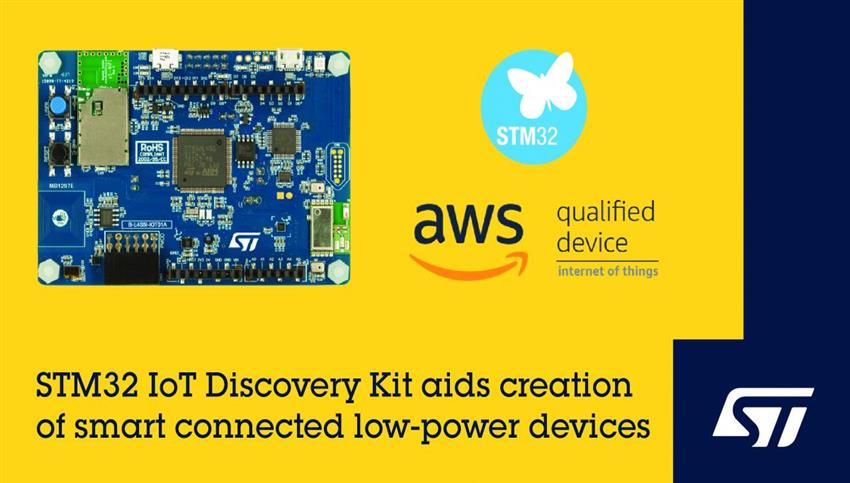 آخرین کیت دیسکاوری و نرم افزار STM32 طراحی IoT-Node را ساده می کند
